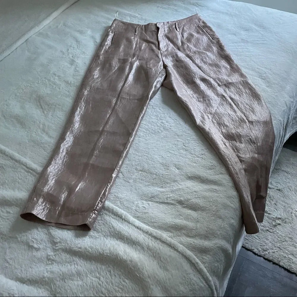 Forte Forte "Iridescent" pants in satiny linen. - Picture 6 of 14